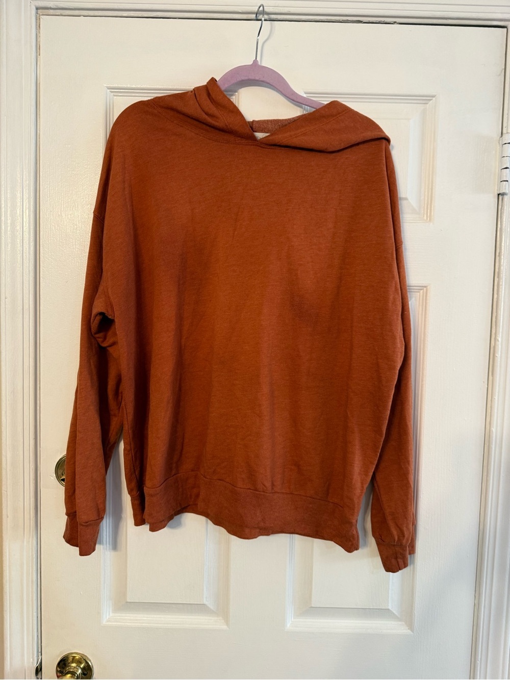 Treasure & Bond Women’s  Rust Crewneck Hoodie